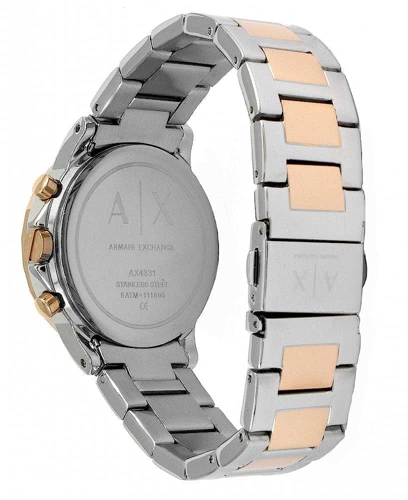 Armani Exchange Chronograph Silver Dial Women 36mm