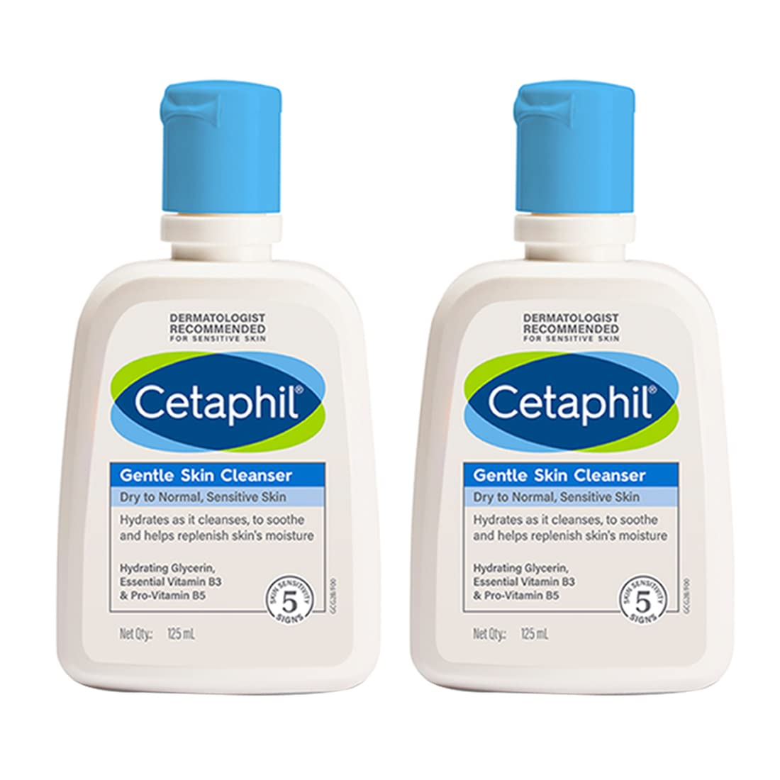 Cetaphil Gentle Skin Cleanser 125ml  ( Pack of 2) Sale