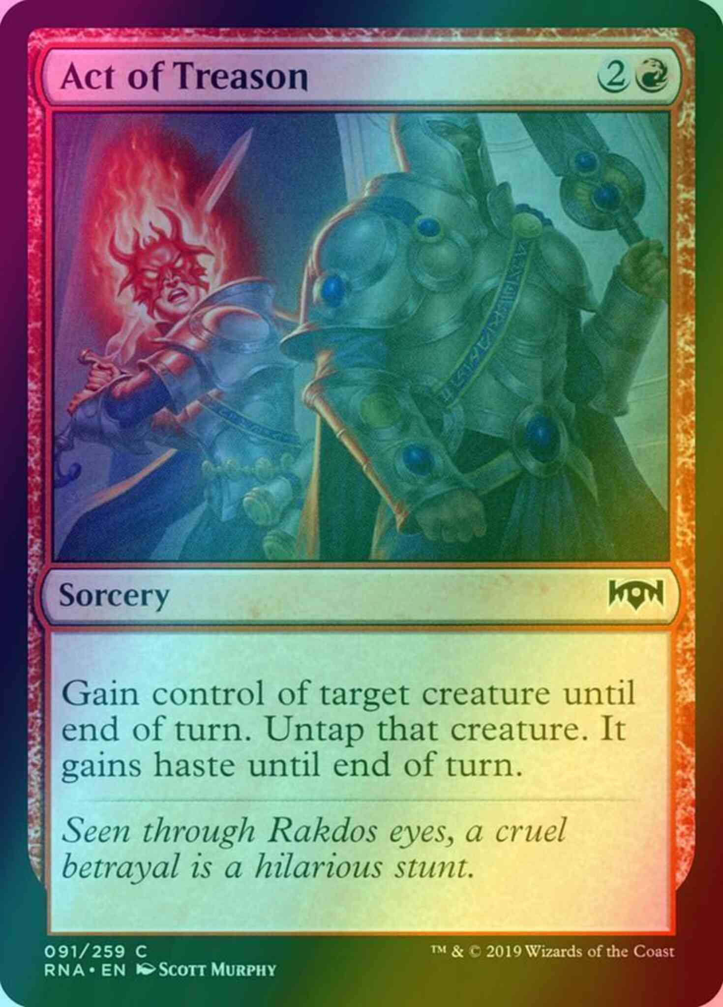Act of Treason [91] [Ravnica Allegiance] [Foil]