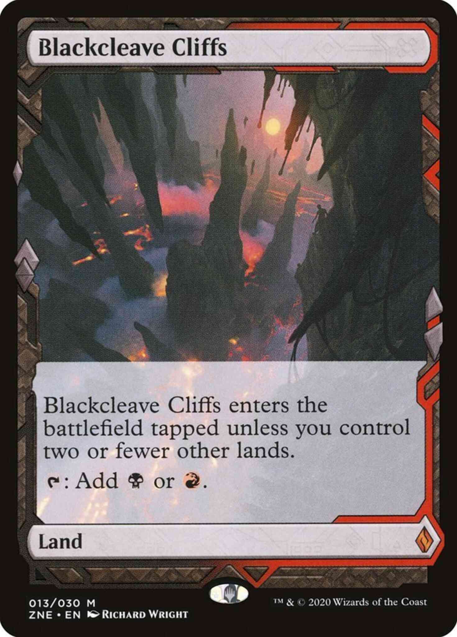 Blackcleave Cliffs [13] [Masterpiece Series] [Zendikar Rising Expeditions] [Non-Foil]