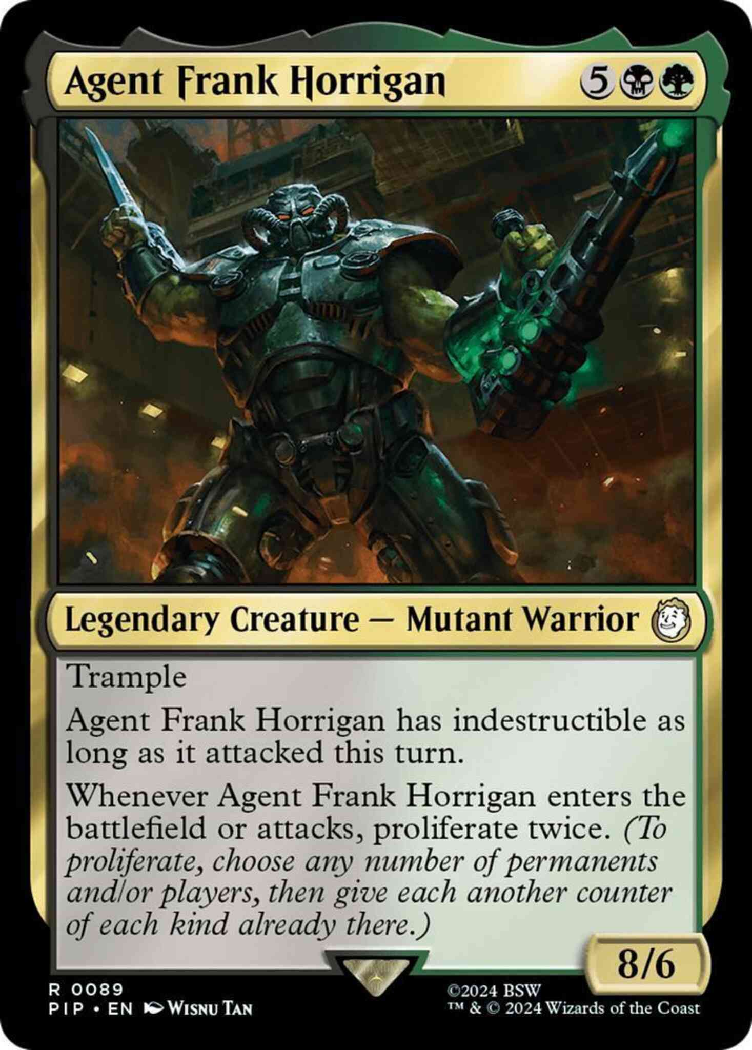 Agent Frank Horrigan [89] [Fallout] [Non-Foil]