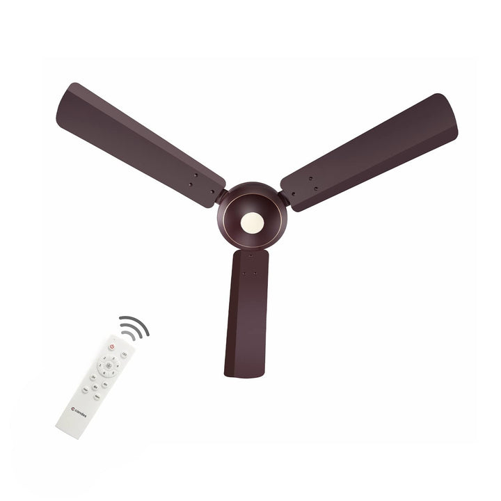 Candes Acura BLDC 5 Star Energy Saving High Speed Ceiling Fan For Home with Remote, 1200 mm (Acura-Brown)