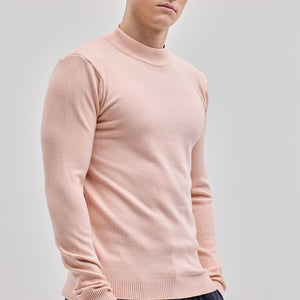Light Pink Knitted Sweatshirt