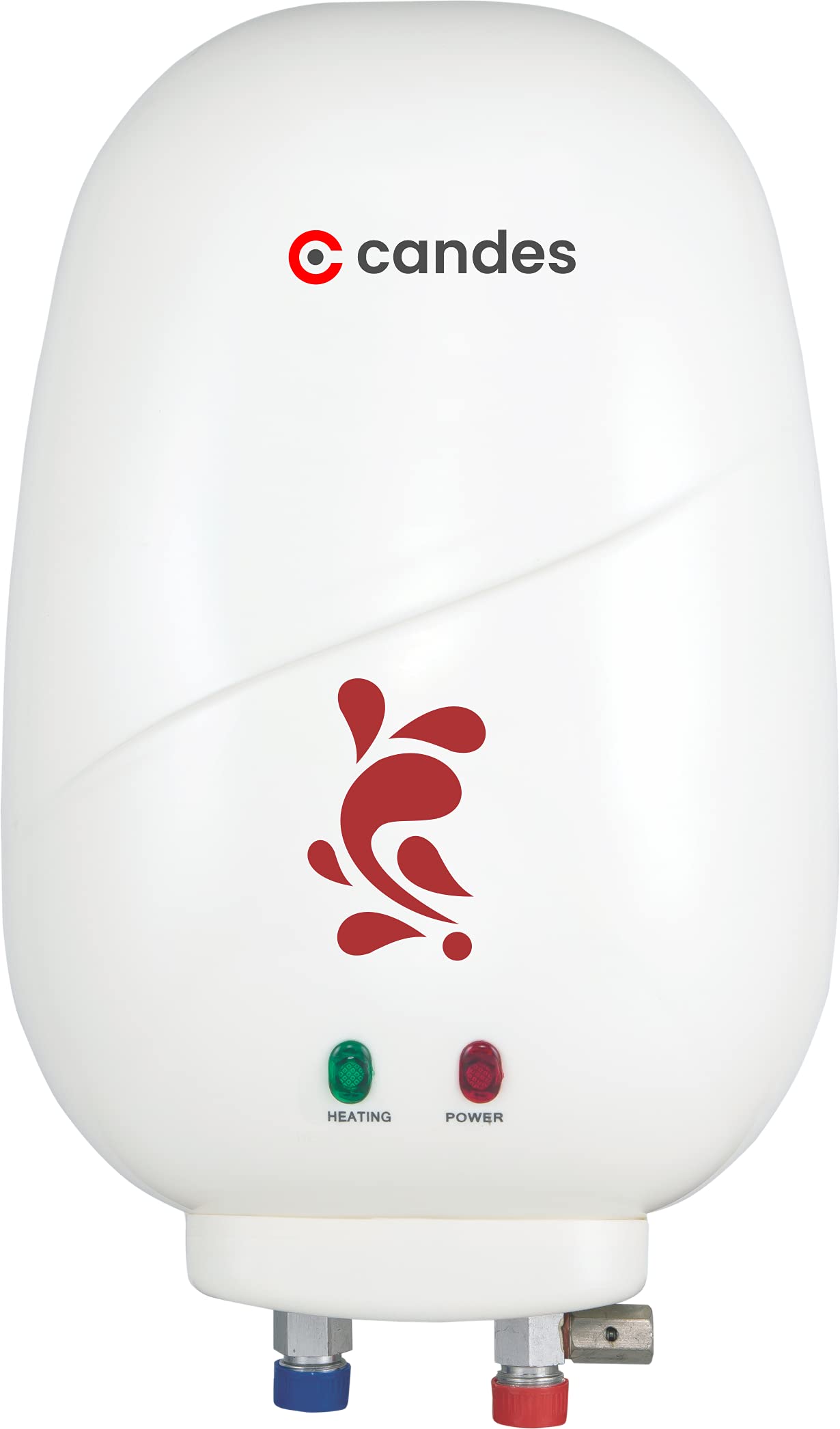 Candes Geyser 6 Litre | 1 Year Warranty | Water Heater for Home, Water Geyser, Water Heater, Electric Geyser, 5 Star Rated Automatic Storage Water Heater, 2KW - Gracia (Ivory)