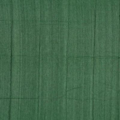 Dark Green Handloom Kanchi Cotton Saree With Kamalam Buttas