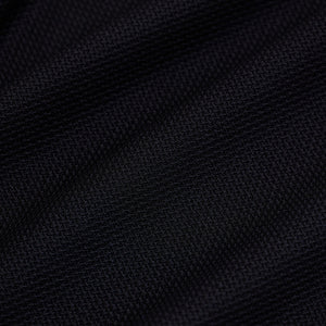 Black Textured Polo T-Shirt