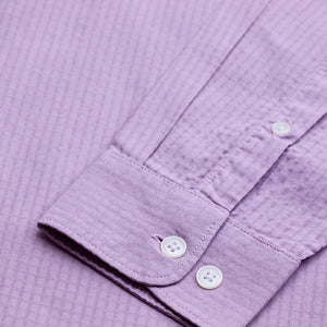 Lavender Checks Slim Fit Shirt