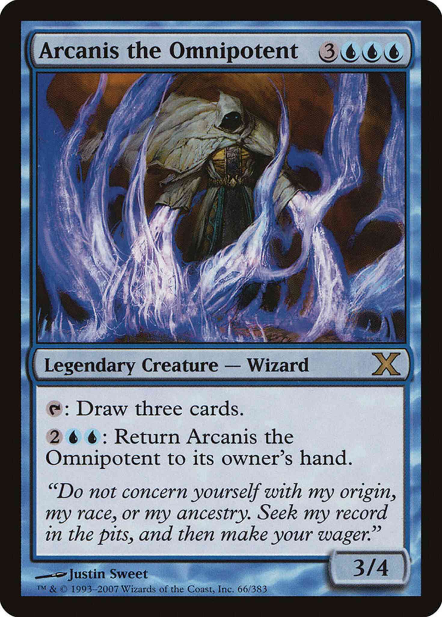 Arcanis the Omnipotent [66] [Tenth Edition] [Non-Foil]