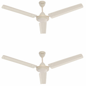 Candes Magic 48 inch /1200 MM High Speed Anti Dust Ceiling Fan, 405 RPM with 2 Years Warranty (Ivory, Pack of 2)