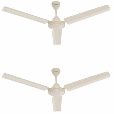 Candes Magic 48 inch /1200 MM High Speed Anti Dust Ceiling Fan, 405 RPM with 2 Years Warranty (Ivory, Pack of 2)