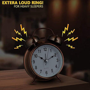 Vintage Copper Twin Bell Alarm Clock⏰
