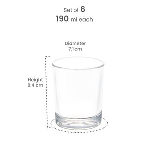 Embassy Cool Glass Tumbler (Treo by Milton)