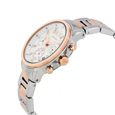 Armani Exchange Chronograph Silver Dial Women 36mm