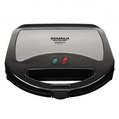 Maharaj Perfeito Breakfast 750 Watts Grill Sandwich Maker | Silver & Black