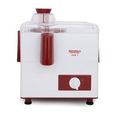 Maharaja Mark 1 450 Watts Juicer Mixer Grinder with 2 Jars | Red & White