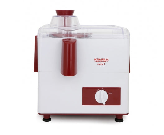 Maharaja Mark 1 450 Watts Juicer Mixer Grinder with 2 Jars | Red & White