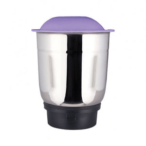 Maharaja Whiteline Novello 500 Watts Mixer Grinder with 3 Jars | White & Lavender