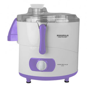 Maharaja Mark Deo Plus 450 Watts Juicer Mixer Grinder with 2 Jars | Purple & White