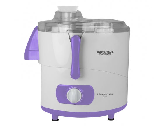 Maharaja Mark Deo Plus 450 Watts Juicer Mixer Grinder with 2 Jars | Purple & White