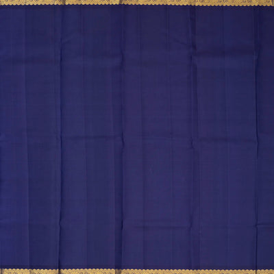 Red Handloom Kanchipuram Korvai Silk Saree With Zari Stripes