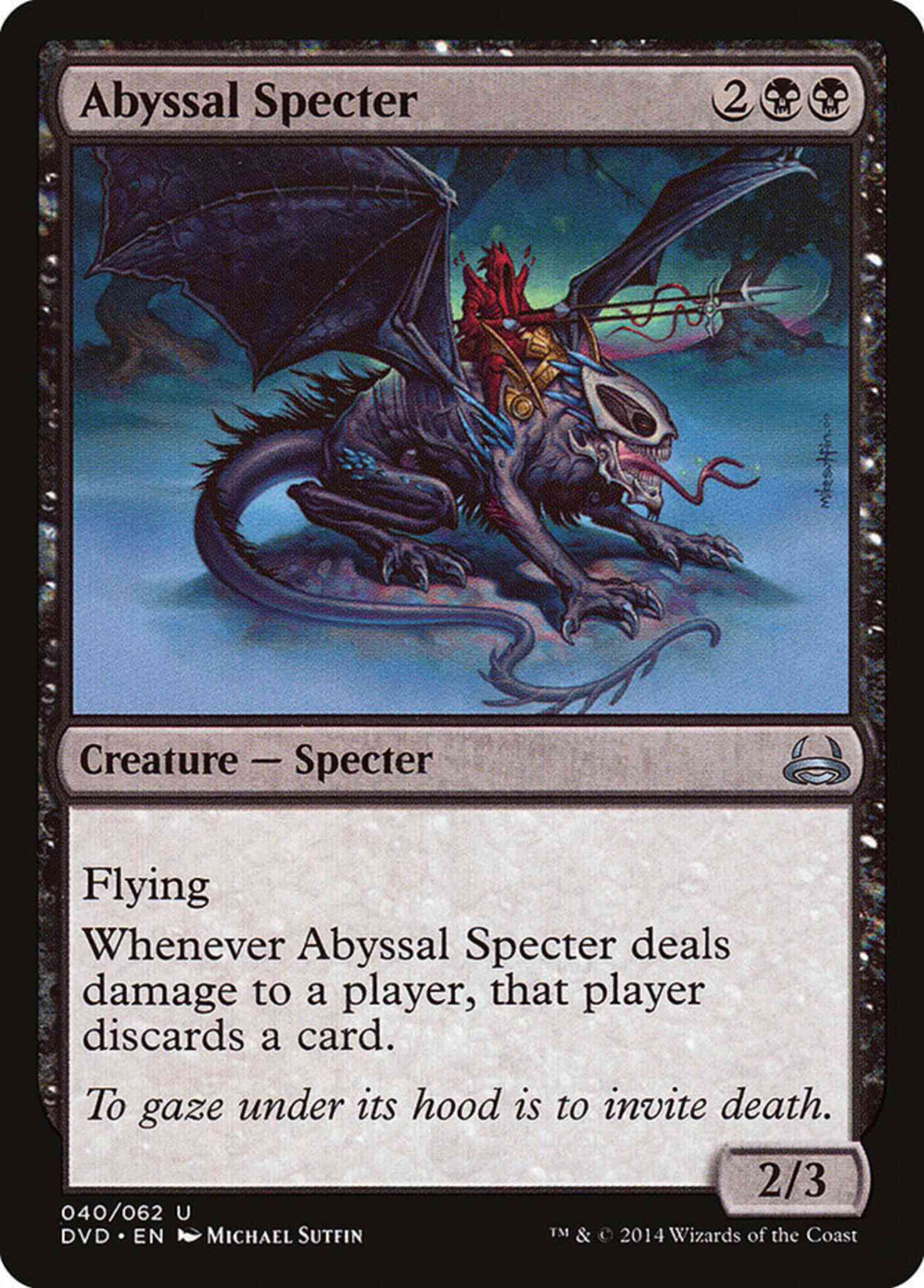 Abyssal Specter [40] [Duel Decks Anthology: Divine vs. Demonic] [Non-Foil]