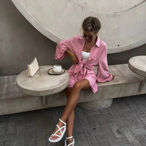 Miso Summer Two Piece Set in Blush