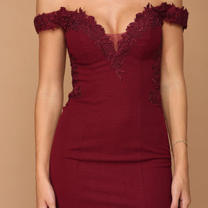 Eva Fashion EV5237 Burgundy XL Sale