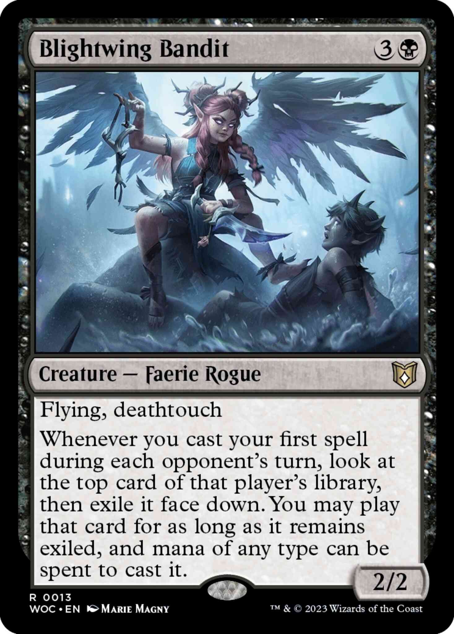 Blightwing Bandit [13] [Wilds of Eldraine: Commander] [Non-Foil]