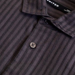 Grey Stripes Slim Fit Shirt