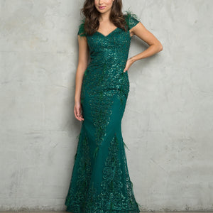 Eva Fashion 5264 Hunter Green S Sale