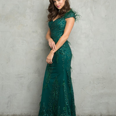 Eva Fashion 5264 Hunter Green S Sale