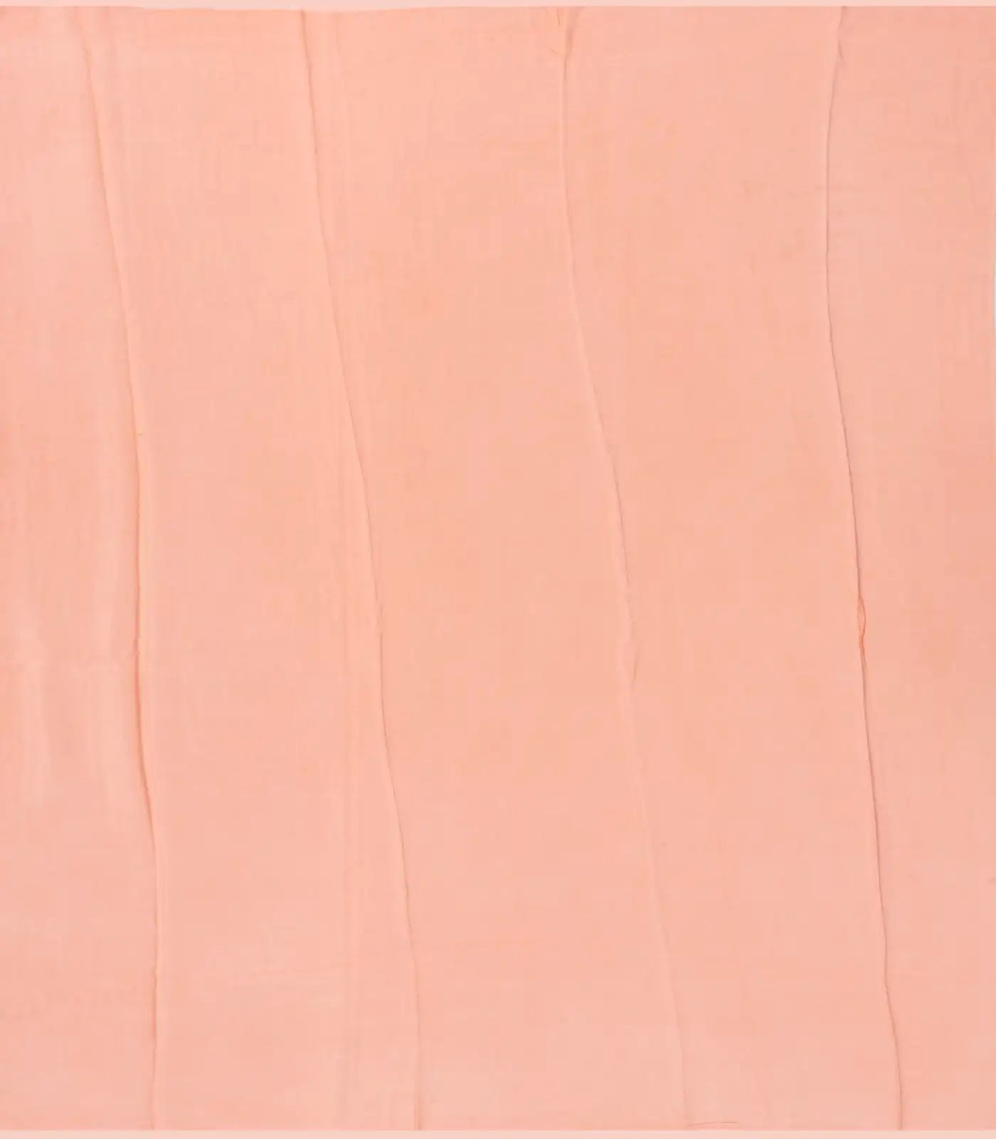 Light Peach Handwoven Banarasi Georgette Silk Saree Printed With Bird Motifs