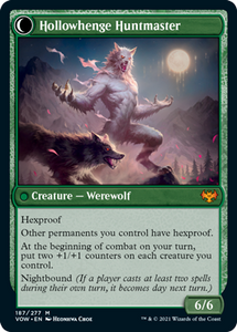 Avabruck Caretaker // Hollowhenge Huntmaster [187] [Innistrad: Crimson Vow] [Non-Foil]