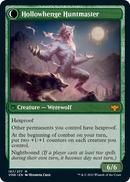 Avabruck Caretaker // Hollowhenge Huntmaster [187] [Innistrad: Crimson Vow] [Non-Foil]