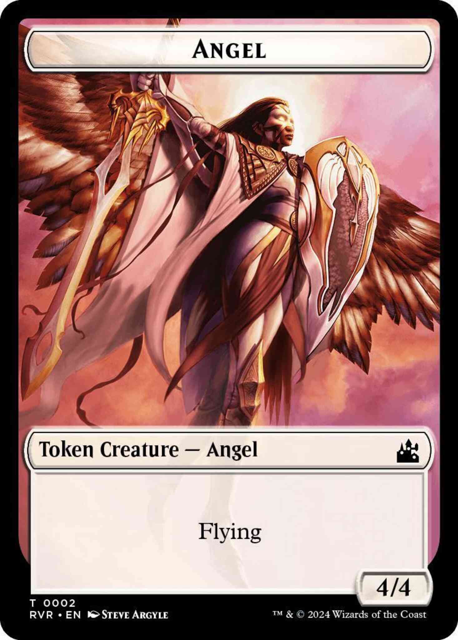 Angel Token [02] [Ravnica Remastered: Tokens] [Non-Foil]