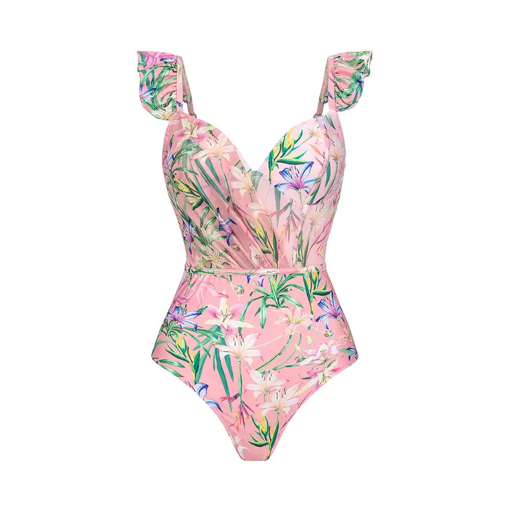 Hubo Spritzer Swimsuit with Ruffled Skirt