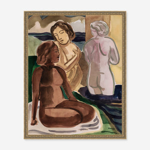 Coastal Bathers Wall Art by David Erickson