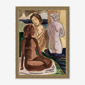 Coastal Bathers Wall Art by David Erickson