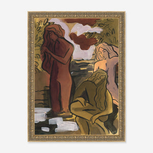 Bathing Women Wall Art by Kathy Mann