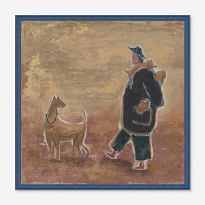 Walking with Dogs Wall Art by Sena Zander