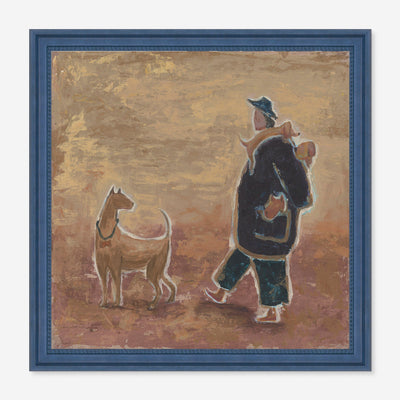 Walking with Dogs Wall Art by Sena Zander