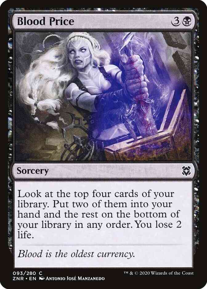 Blood Price [93] [Zendikar Rising] [Non-Foil]
