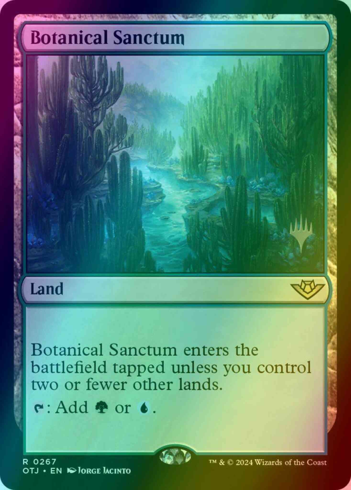 Botanical Sanctum [267p] [Promo Pack] [Outlaws of Thunder Junction: Promos] [Foil]