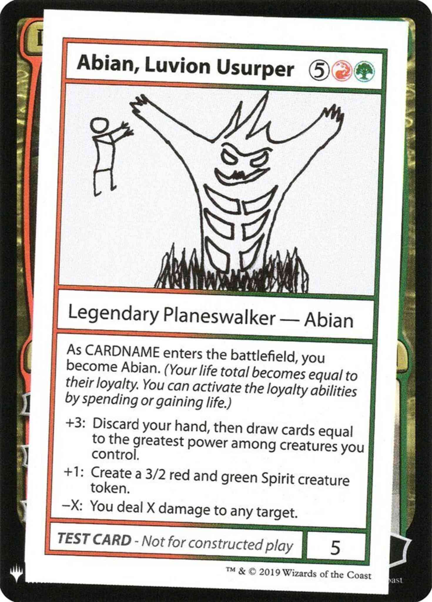 Abian, Luvion Usurper - Symbol [87] [Mystery Booster Playtest Cards 2019] [Non-Foil]