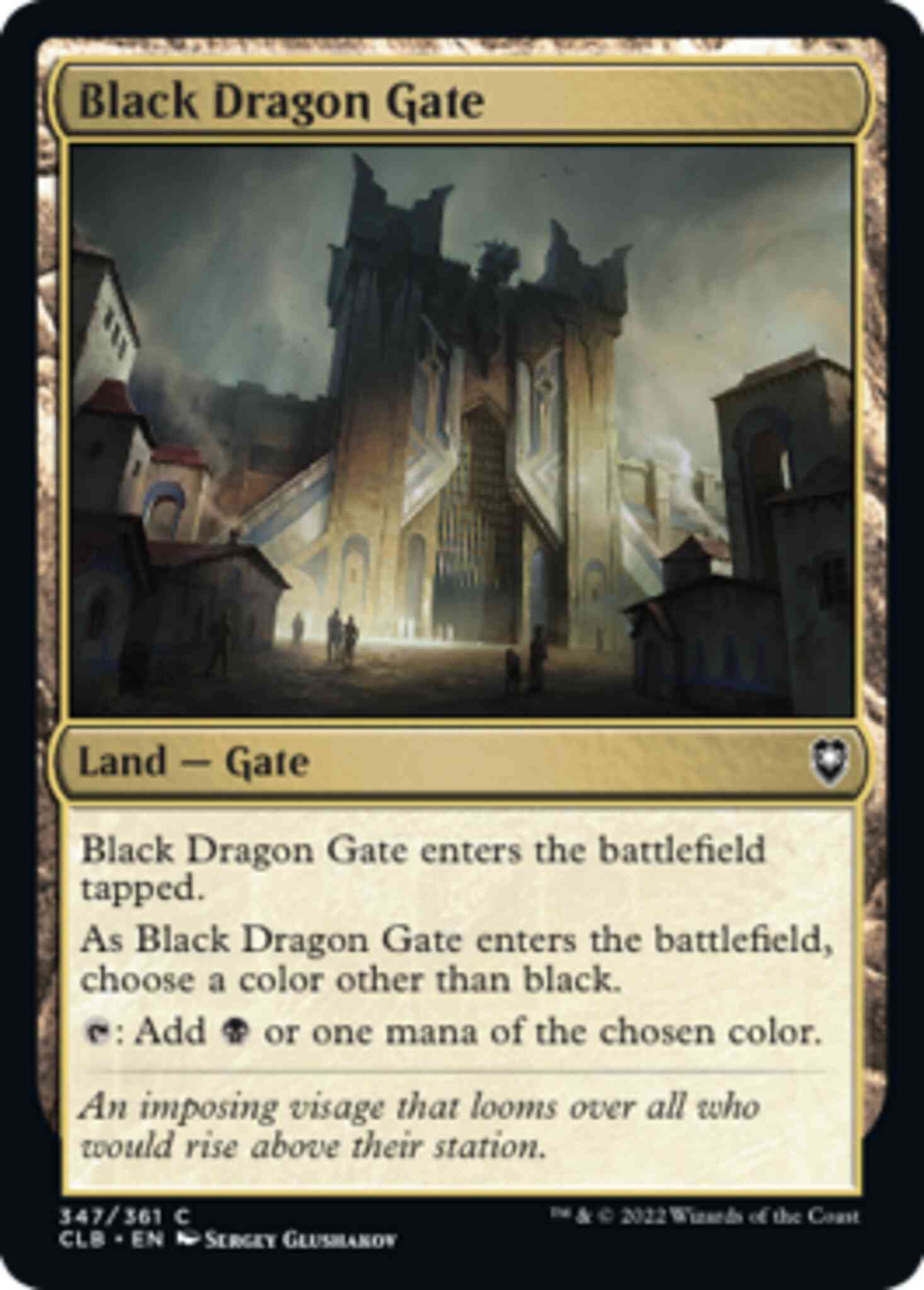 Black Dragon Gate [347] [Commander Legends: Battle for Baldur's Gate] [Non-Foil]