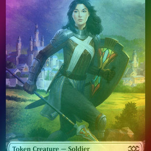 Beast Token (13) // Soldier Token (06) [Double Masters Tokens] [Foil]