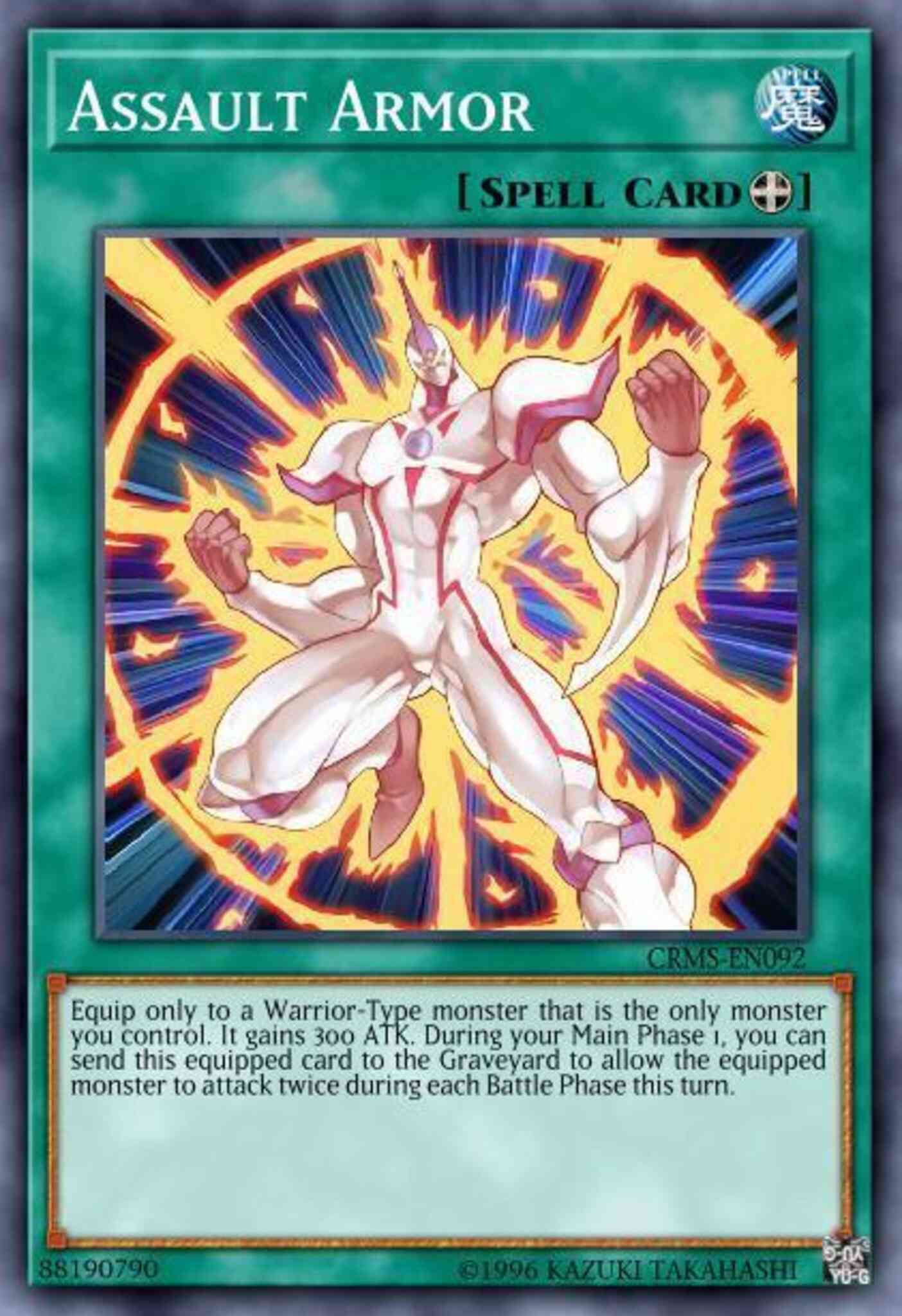 Assault Armor - DT04-EN096 - Duel Terminal Rare Parallel Rare - Duel Terminal