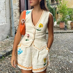 Maiko Summer Printed 2 Pc Coord Set