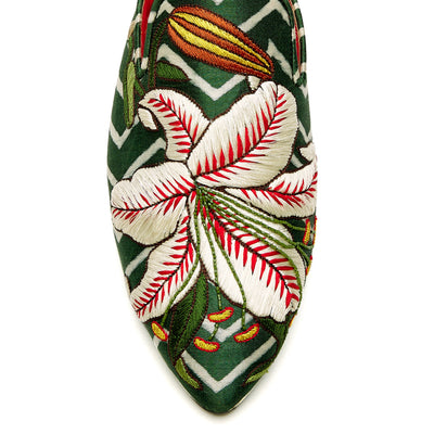The Enchanted Lillies Cone Mules Women