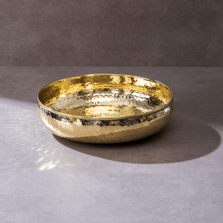 Brass Urli / Nacho Bowl – Handmade Brass Bowl for Snacks